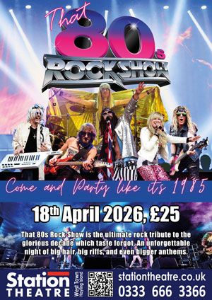 Hayling Island What's On Event That 80's Rock Show Poster